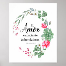 El amor es paciente Póster