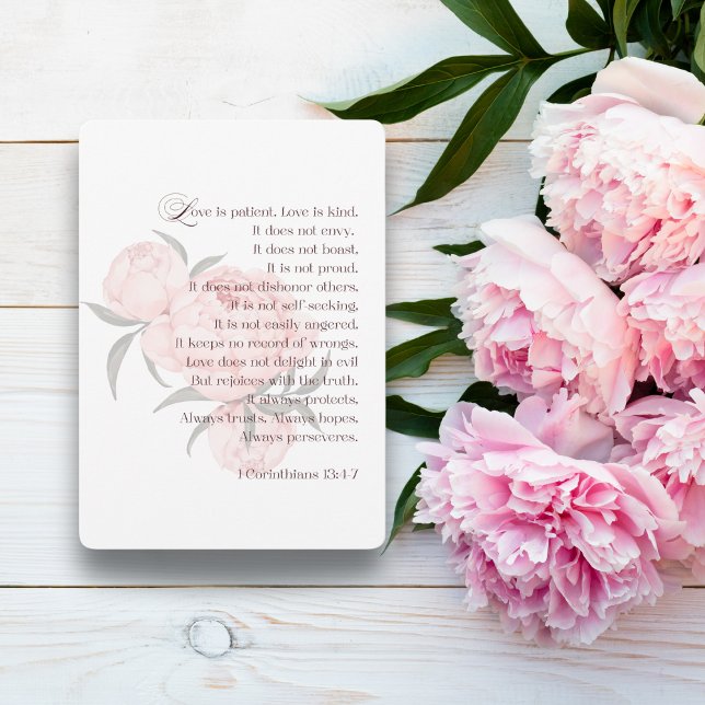 El amor es paciente - Salva la invitación a la cit (Love is patient Save the Date Invitation)