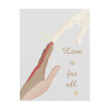 El amor es para todas las postales espirituales de