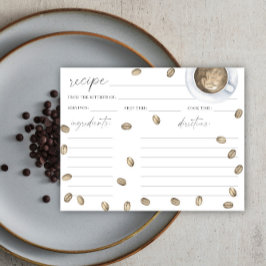 El amor es preparar café receta para la ducha de n