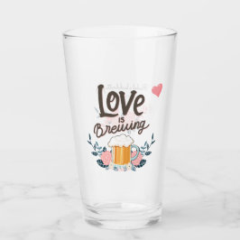 el amor es preparar cerveza de vidrio
