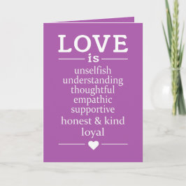El amor es… tarjetas de felicitación de encargo