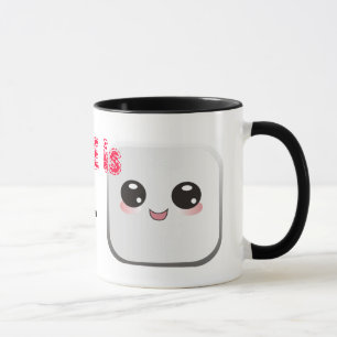 El amor es taza con beso lindo de la melcocha y de