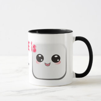 El amor es taza con beso lindo de la melcocha y de