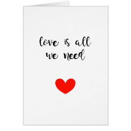 El amor es todo lo que necesitamos