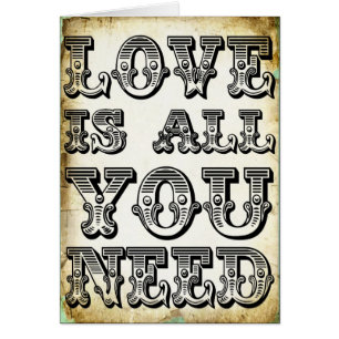 El amor es todo lo que usted necesita