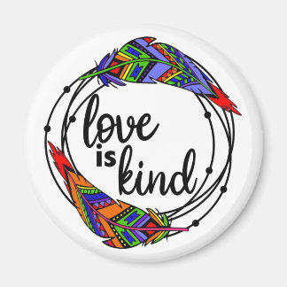 El amor es un estándar amable, un imán circular de