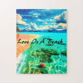 El amor es un rompecabezas de playa