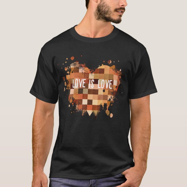 El amor es una camiseta de amor (Anverso)