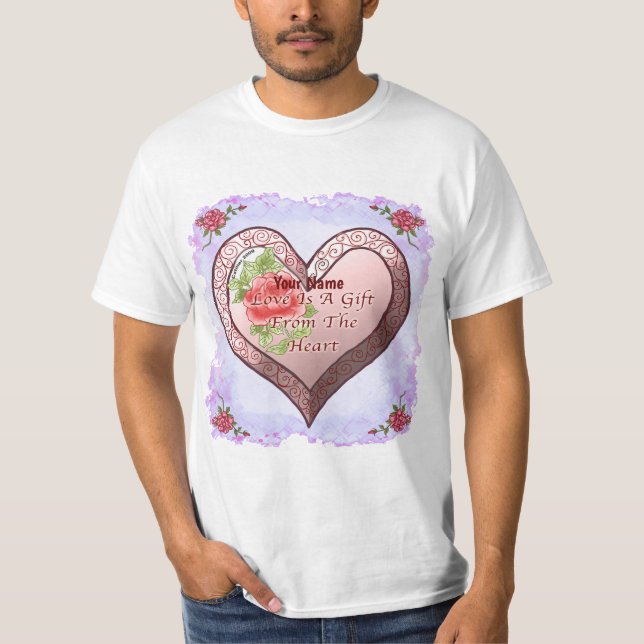 El amor es una camiseta de regalo (Anverso)