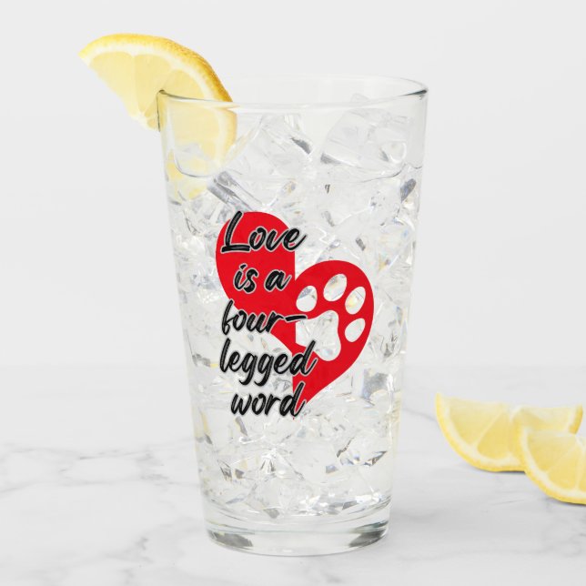 El amor es una palabra de cuatro patas. (Anverso (hielo))