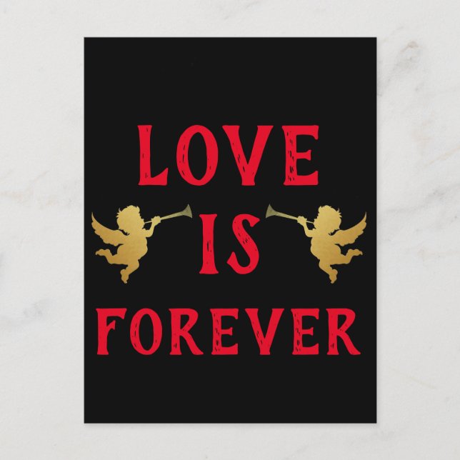 El amor es una postal eterna (Anverso)