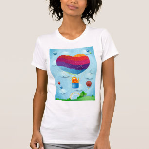 El amor está en el aire de la camiseta