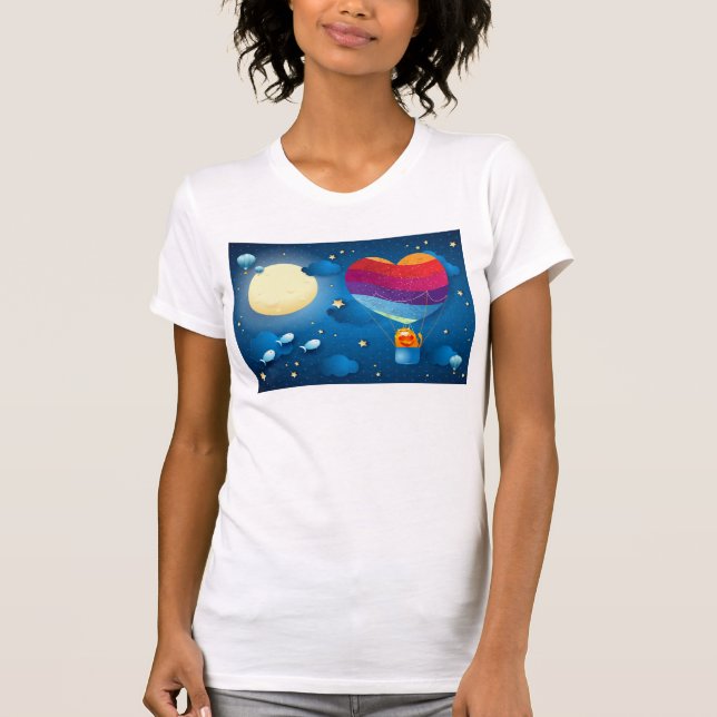 El amor está en el aire de la camiseta (Anverso)