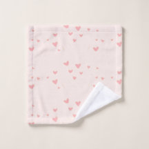 El amor está en el aire de los corazones rosados