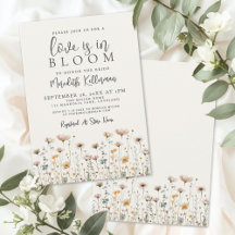 El amor está en flor Invitación de Desayuno de Nov