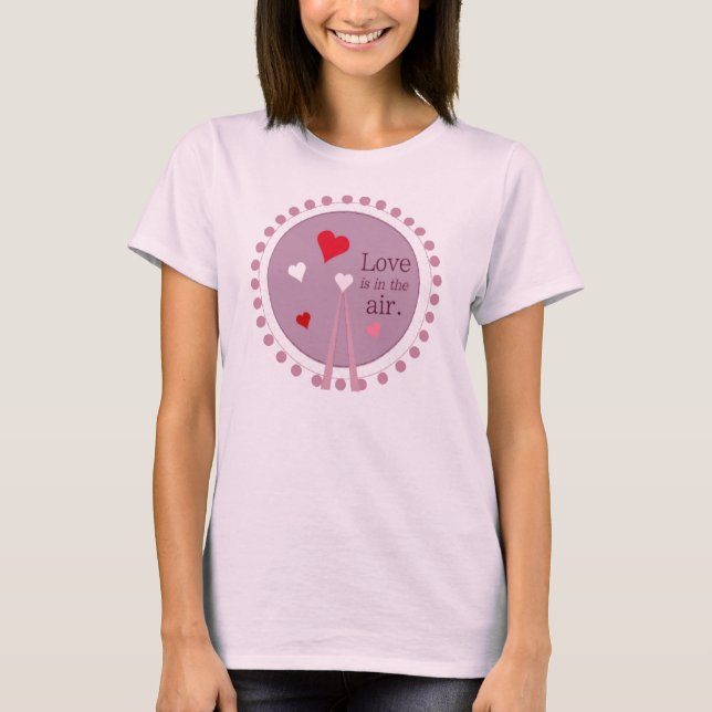 El amor está en la camiseta aérea (Anverso)