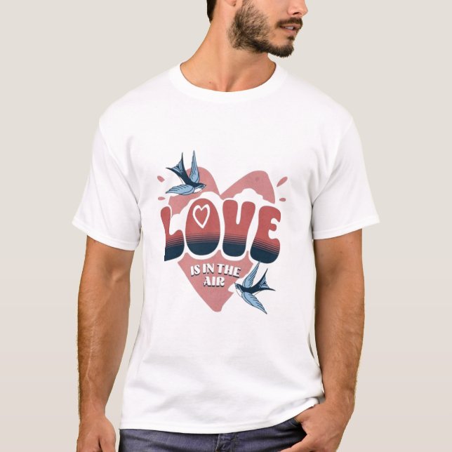 El amor está en la camiseta al aire (Anverso)