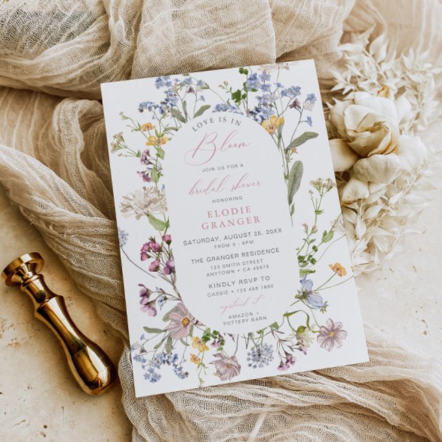 El amor está en la invitación a la ducha de flores (Subido por el creador)