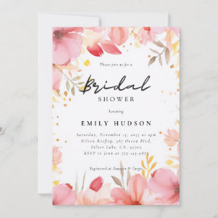 El amor está en la invitación a la ducha de novias