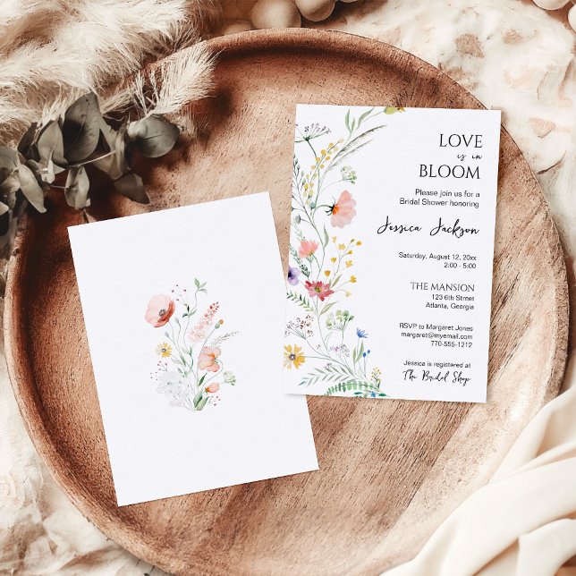 El amor está en la invitación a la ducha de novias (Subido por el creador)