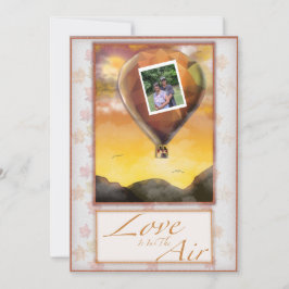 El Amor Está En La Invitación De La Boda Aérea