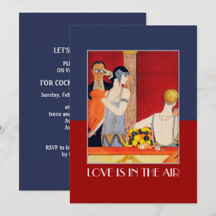 El amor está en la invitación del partido Air Día