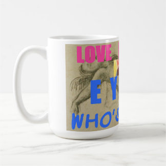 El amor está en la taza del humor ocular