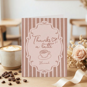 El amor está preparando café Agradecimiento para l