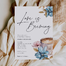 El amor está preparando una invitación a la ducha 