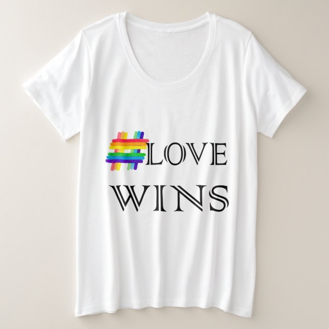 El amor gana el amor igual a ganar LGBT (Anverso del diseño)