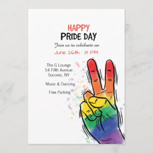 El amor gana la invitación del día del orgullo gay