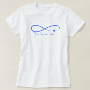 El amor gemelo nunca termina con la camiseta estil