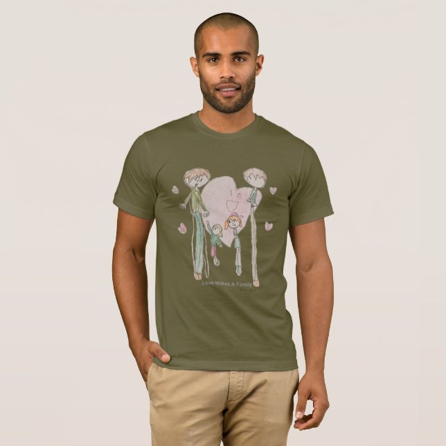 El amor hace a una familia de Annika--La camiseta (Anverso completo)