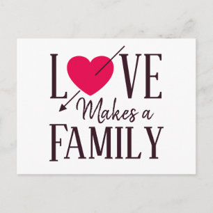 El amor hace una familia - Invitaciones de adopció
