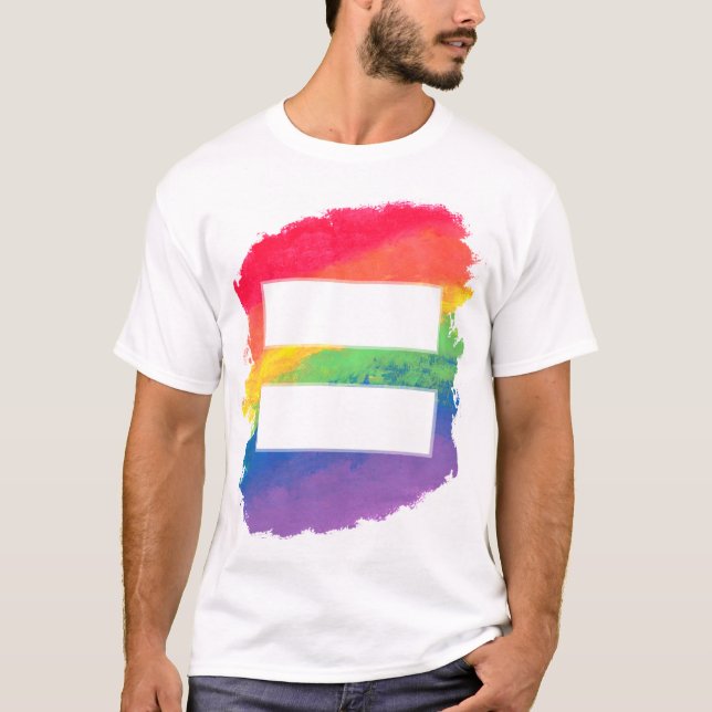El amor iguala el amor - la camiseta básica de los (Anverso)