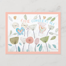 EL AMOR inspirador CONQUISTE TODA LA Tarjeta DE Af