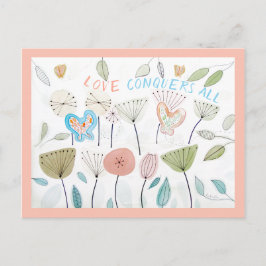 EL AMOR inspirador CONQUISTE TODA LA Tarjeta DE Af