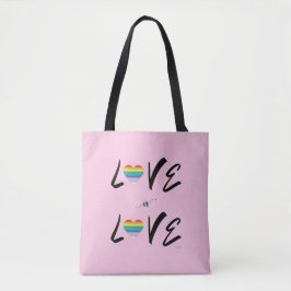 El amor LGBTQIA es el amor, la bolsa rosada del or