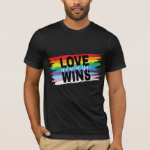 El amor LGBTQIA siempre gana la camiseta del orgul