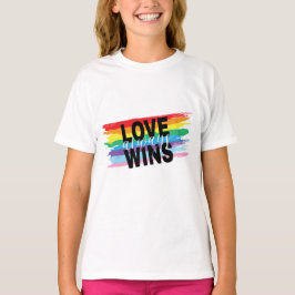 El amor LGBTQIA siempre gana la camiseta del orgul