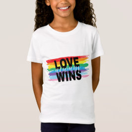 El amor LGBTQIA siempre gana la camiseta del orgul