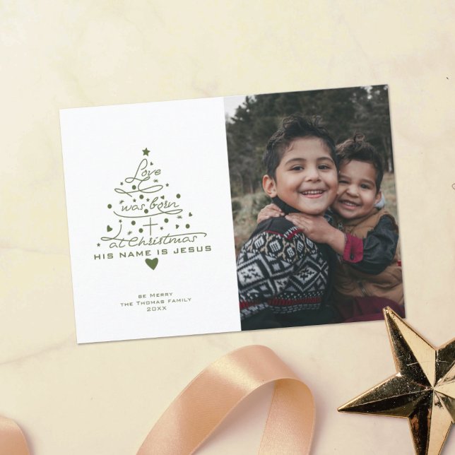 El amor nació de la tarjeta de Navidades de árbol (Subido por el creador)