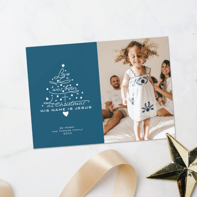 El amor nació de la tarjeta de Navidades de árbol (Subido por el creador)