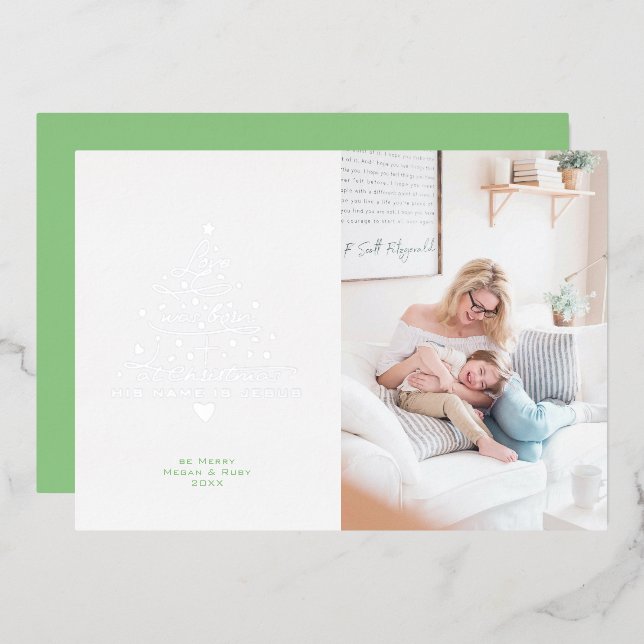 El amor nació de la tarjeta de Navidades de Reliev (Anverso/Reverso)