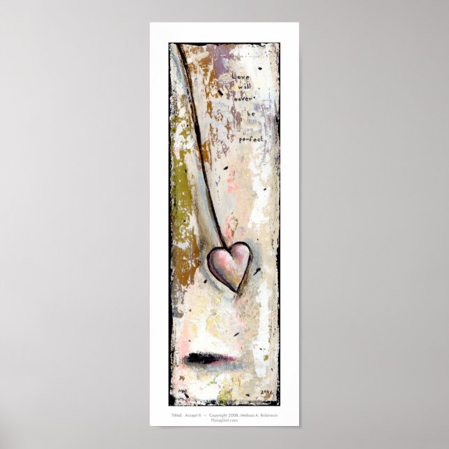 El amor no es arte expresivo y puro perfecto (Frente)