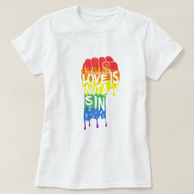 El amor no es una camiseta sin pecado (Diseño del anverso)