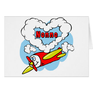 El amor Nonno embroma el aeroplano