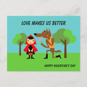 El amor nos hace mejor la postal de San Valentín