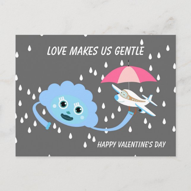 El amor nos hace postales dulces de San Valentín (Anverso)